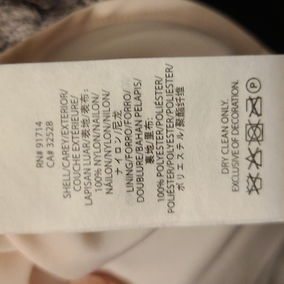 Armani Exchange AX, sheer lace pattern top with tank top, Size S - Picture 4 of 4